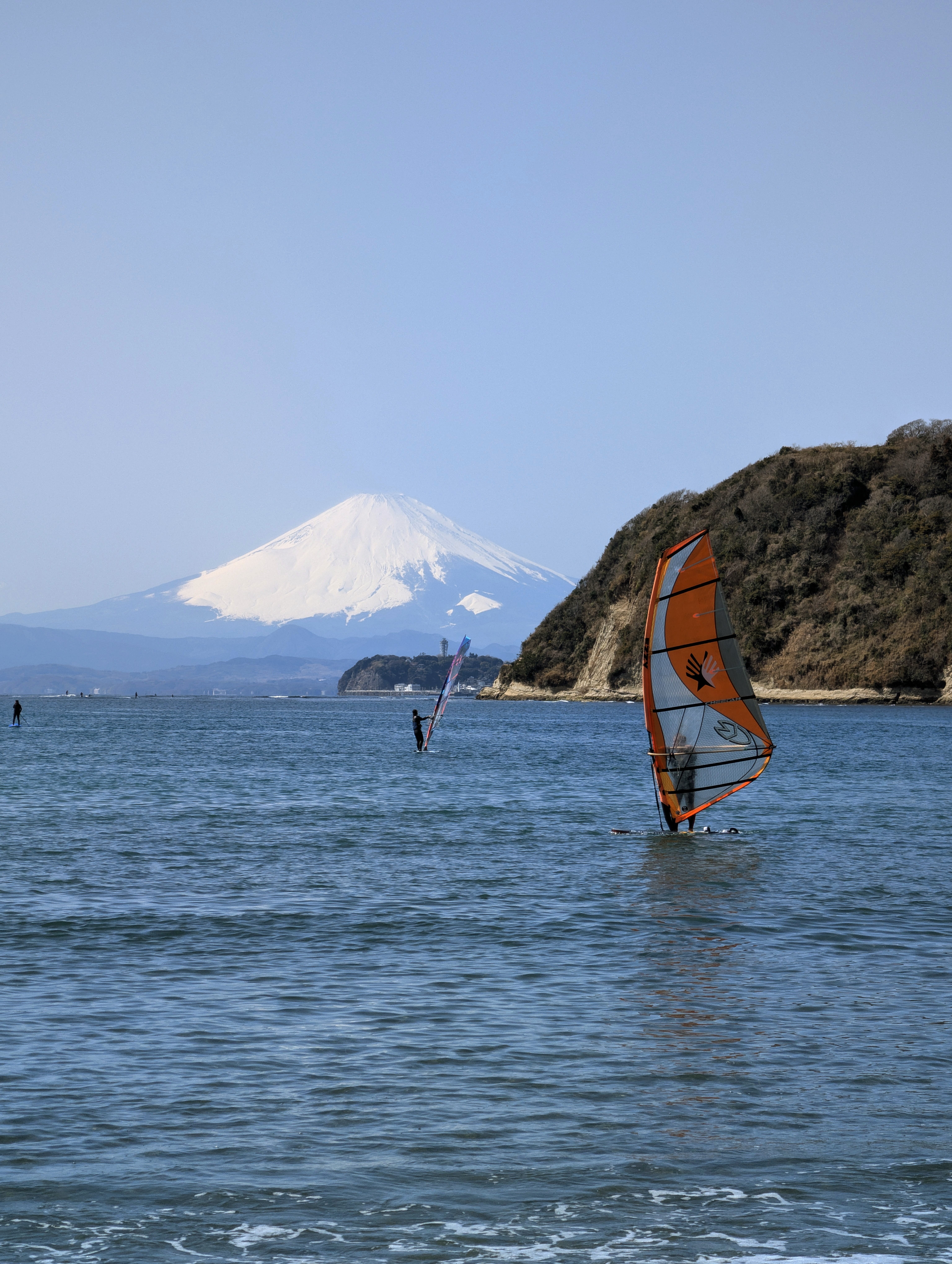 Windsurfing Mt Fuji